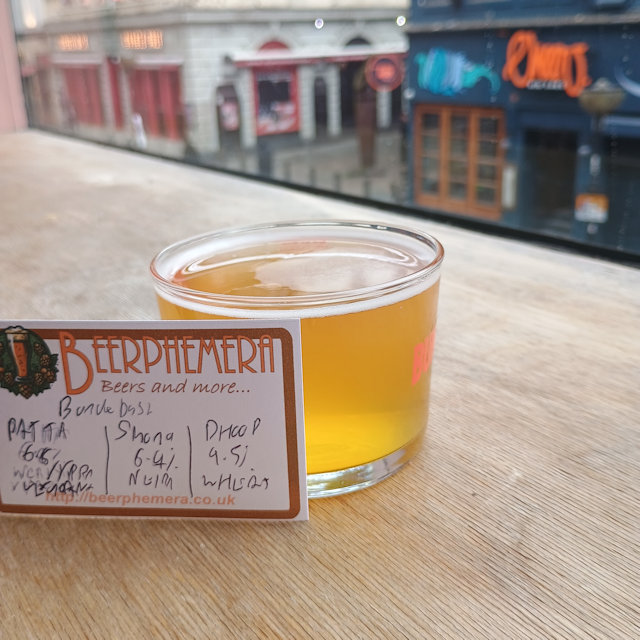 Third of DHOOP by Bundobust (4.5% Wheat Beer), taken at Bundobust, Liverpool on 3/6/26. I don't know why I took glass pics, as I had the pump images.